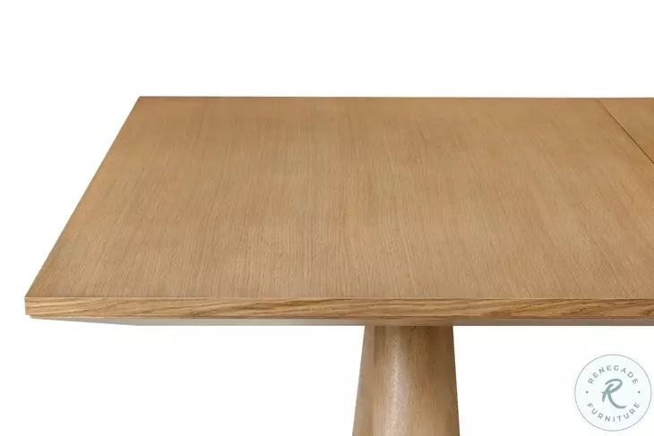 Essence Blonde 76" Extendable Rectangular Dining Table