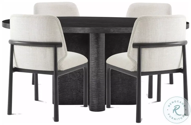 Kesden Silent Black 60" Round Dining Room Set