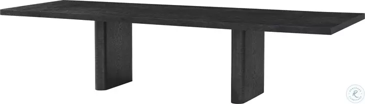 Kesden Silent Black 92" Extendable Rectangular Dining Table