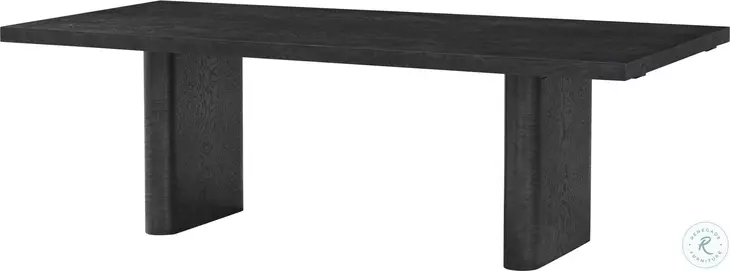 Kesden Silent Black 92" Extendable Rectangular Dining Table