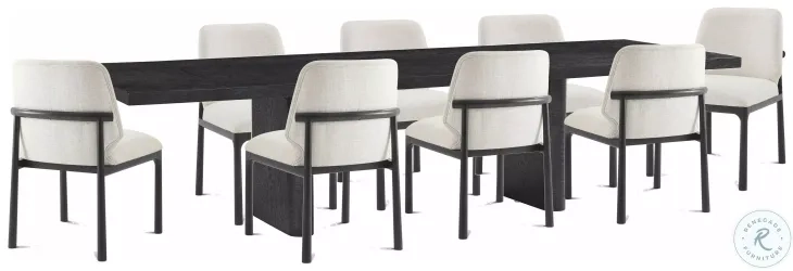 Kesden Silent Black 92" Extendable Rectangular Dining Room Set