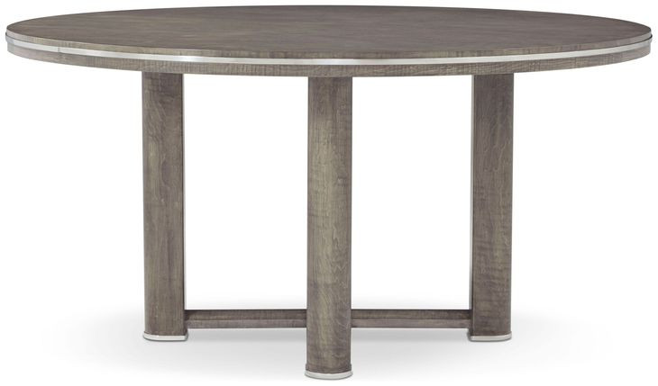 Hudson Pebble Gray 60" Round Dining Table