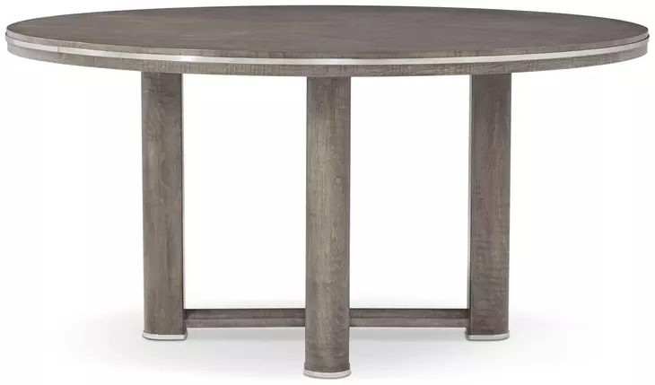 Hudson Pebble Gray 60" Round Dining Table