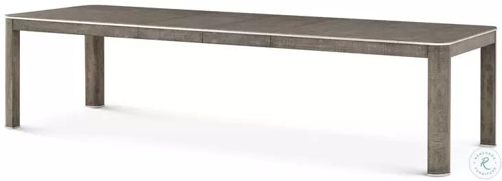 Hudson Pebble Grey 84" Extendable Rectangular Dining Table