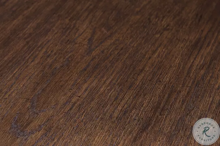 Surrey Brownstone Jupe Extendable 63" Round Dining Table