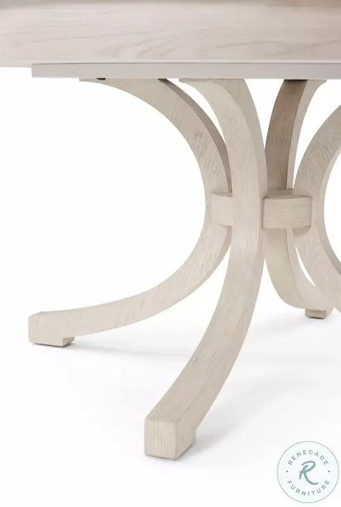 Surrey Dover Jupe Extendable 63" Round Dining Table