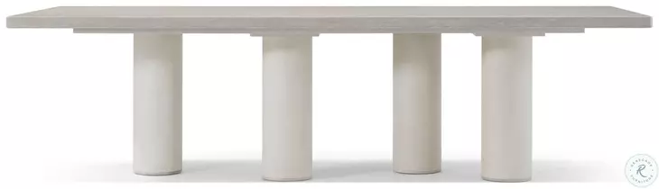Maxwell Cashmere And Dove 108" Rectangular Dining Table