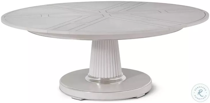 Spencer London Chelsea Jupe 64" Extendable Round Dining Table