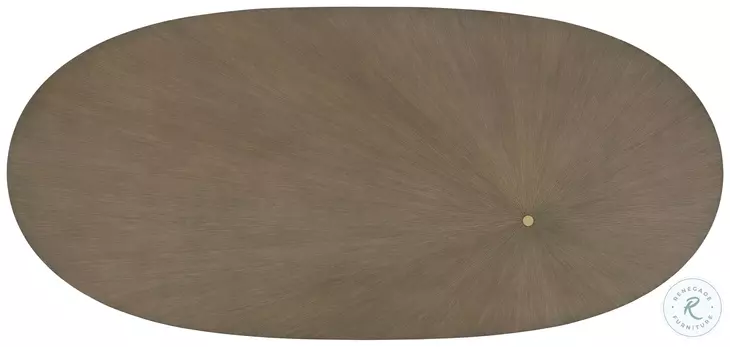Judith Leiber Mink 102" Oval Dining Table