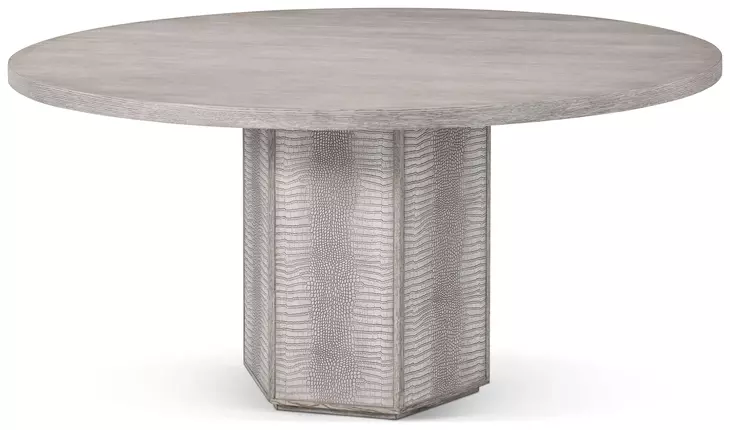 Spencer ST James Argento 60" Round Dining Table