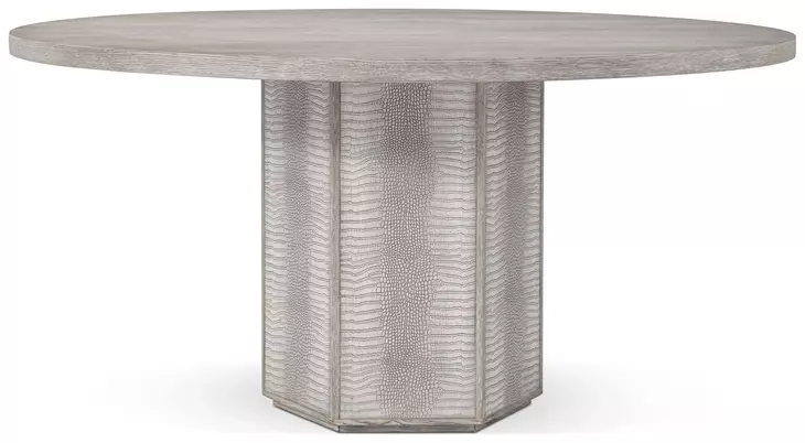 Spencer ST James Argento 60" Round Dining Table