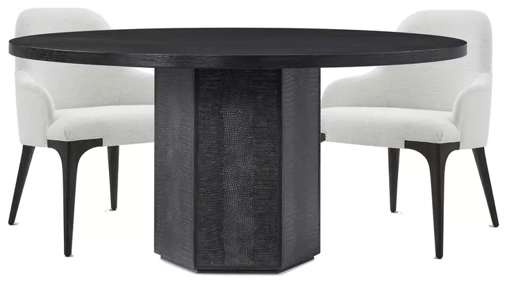Spencer ST James Onyx Round Dining Room Set