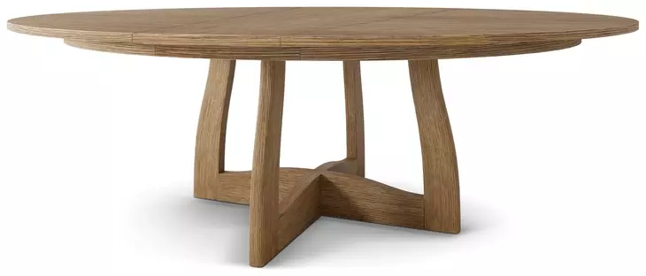 Coastal Tobacco 78" Extendable Oval St Armands Dining Table