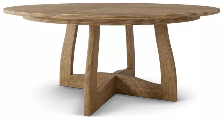 Coastal Tobacco 78" Extendable Oval St Armands Dining Table