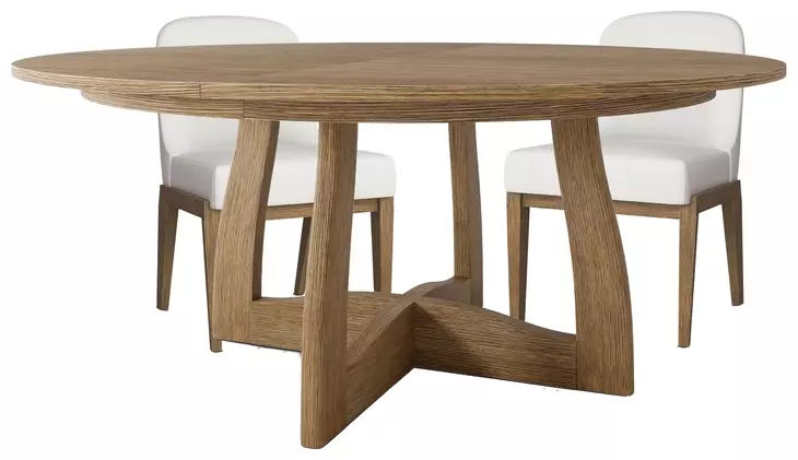 Coastal Tobacco 78" Extendable Oval St Armands Dining Room Set