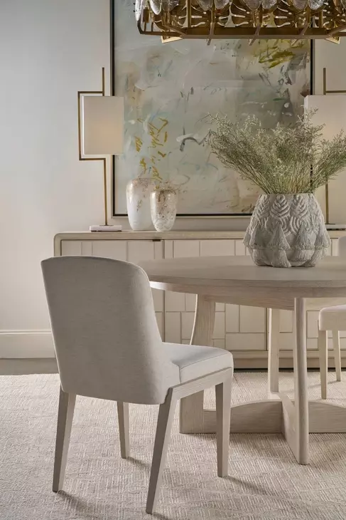 Coastal Sandbar 78" Extendable Oval St Armands Dining Room Set