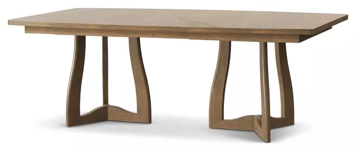 Coastal Tobacco 120" Extendable Rectangular Vero Dining Table