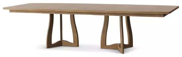 Coastal Tobacco 120" Extendable Rectangular Vero Dining Table