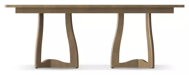 Coastal Tobacco 120" Extendable Rectangular Vero Dining Table