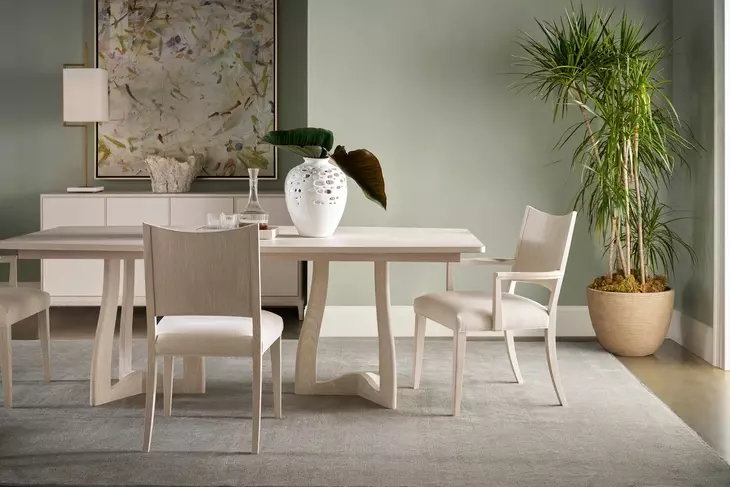Coastal Sandbar 120" Extendable Rectangular Vero Dining Room Set