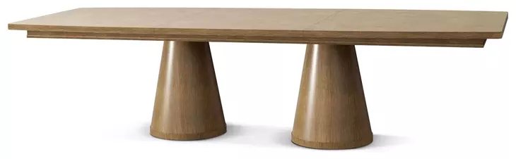 Coastal Tobacco 120" Extendable Rectangular Galveston Dining Table