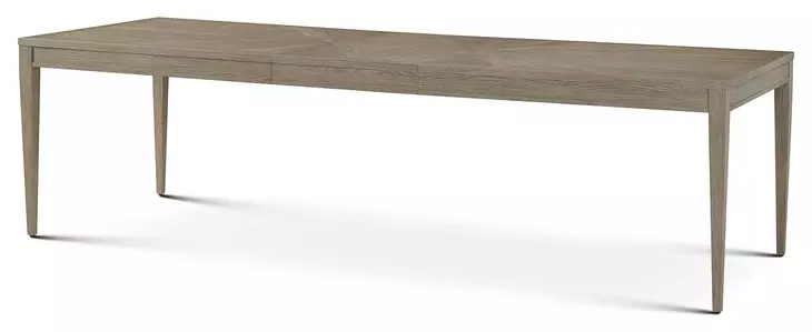 Willow Creek Riverwash Oak 106" Extendable Rectangular Benton Hollow Dining Table