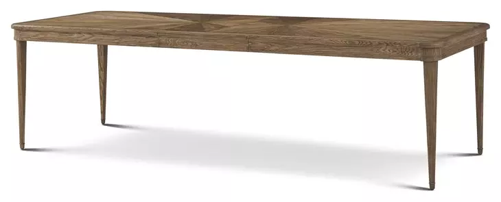 Willow Creek Tobacco 106" Extendable Rectangular Benton Hollow Dining Table