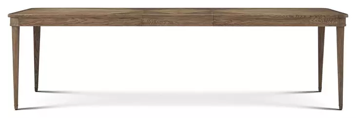 Willow Creek Tobacco 106" Extendable Rectangular Benton Hollow Dining Table