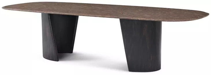 Judith Leiber Couture Bourbon 118" Rectangular Quartz Top Poise Dining Table