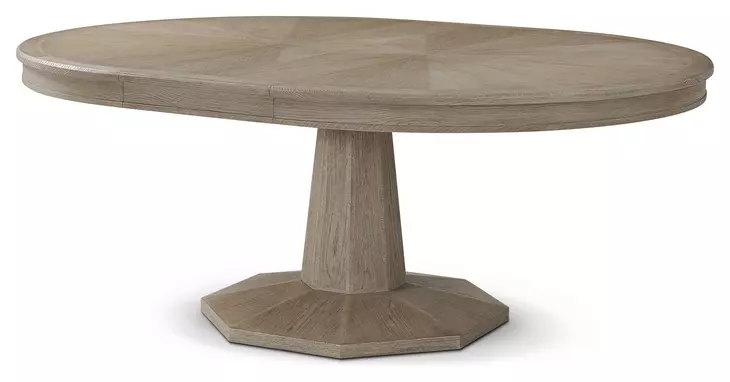 Willow Creek Riverwash Oak 78" Extendable Oval Alderfield Dining Table