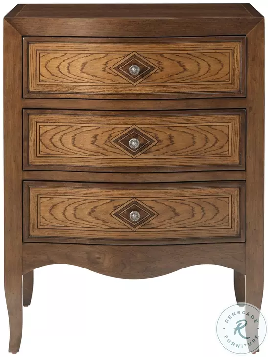 The Remy Avesta 3 Drawer Nightstand
