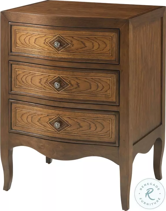 The Remy Avesta 3 Drawer Nightstand