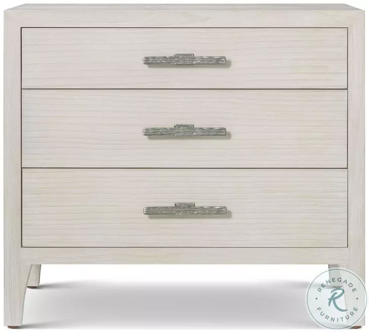 Breeze Sea Salt 3 Drawer Nightstand
