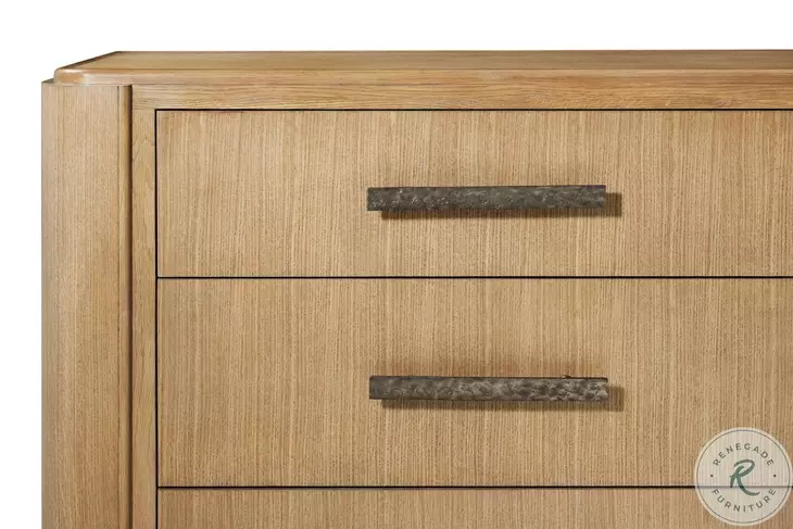 Essence Blonde And Marble 6 Drawer 80" Dresser