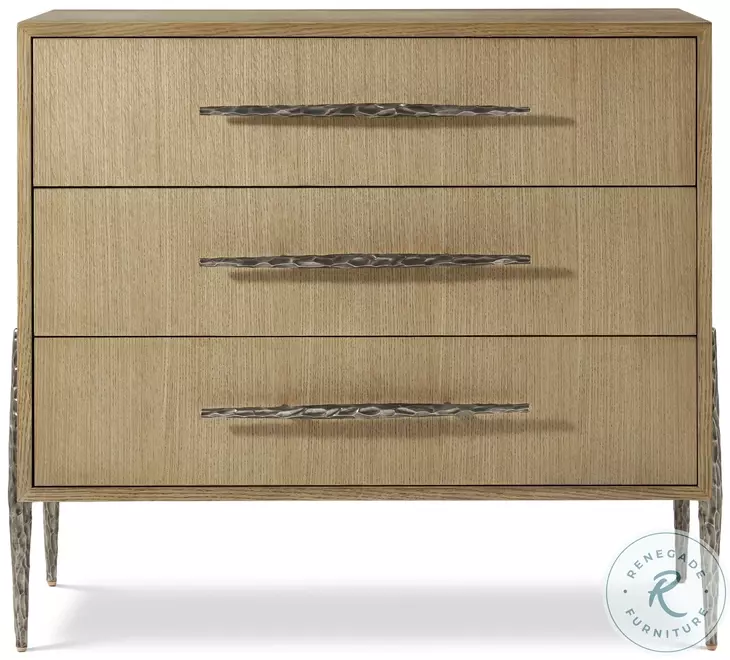 Essence Blonde 3 Drawer Nightstand