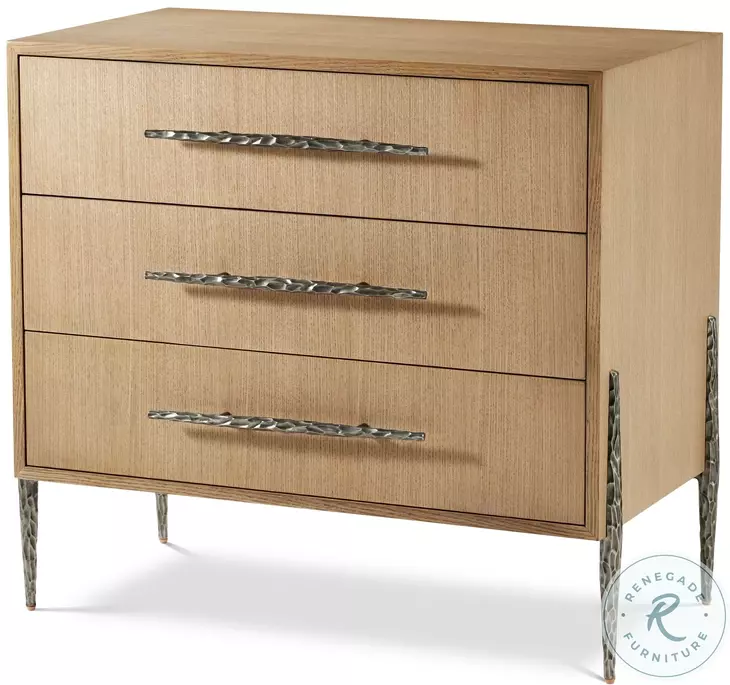 Essence Blonde 3 Drawer Nightstand