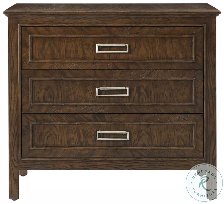 Surrey Brownstone 3 Drawer Nightstand