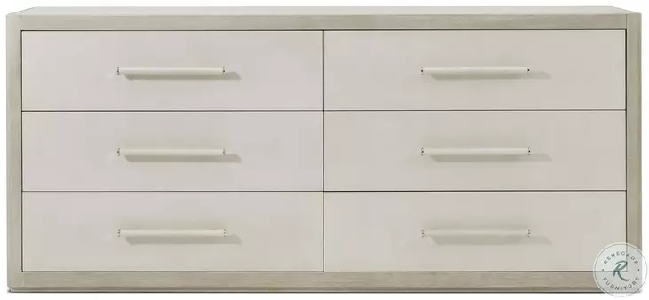 Maxwell Cashmere And Dove 6 Drawer Dresser