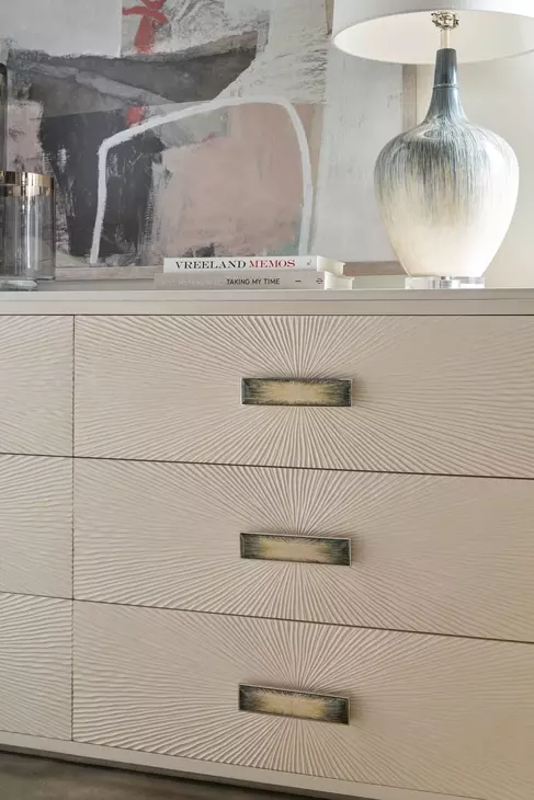 Panos Cream 6 Drawer Dresser