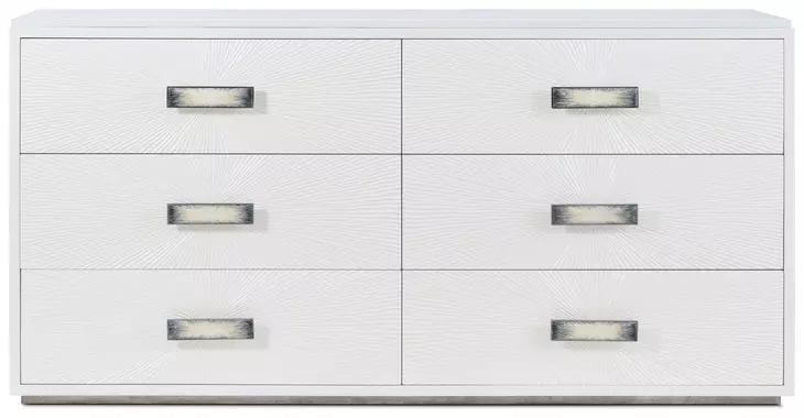 Panos Cream 6 Drawer Dresser