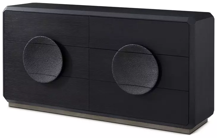 Spencer ST James Onyx and Deep Brown Panel Bedroom Set