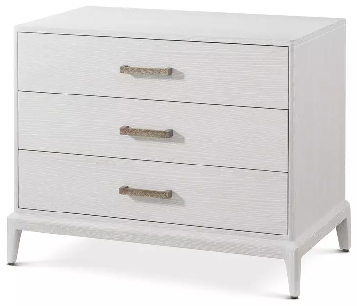 Coastal Sandbar 3 Drawer Worth Nightstand