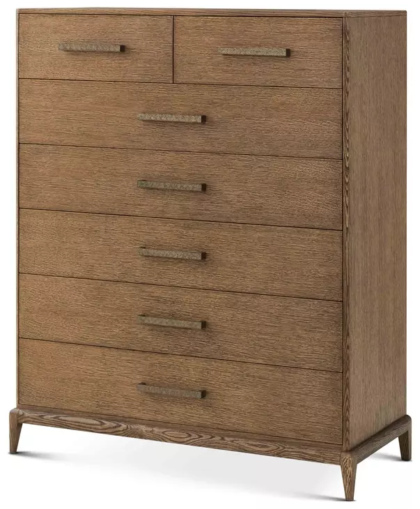 Coastal Tobacco 7 Drawer Naples Tall Chest