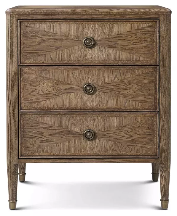 Willow Creek Tobacco 3 Drawer Somerset Nightstand