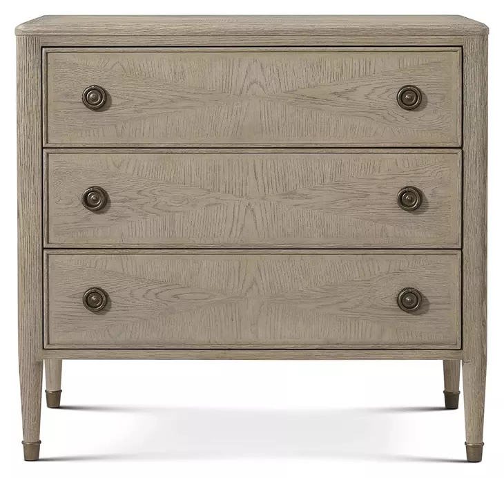 Willow Creek Riverwash Oak 3 Drawer Hillcrest Nightstand