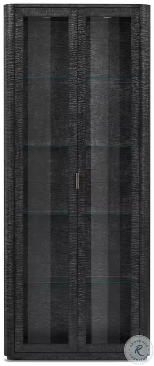 Kesden Silent Black 2 Door Curio Cabinet