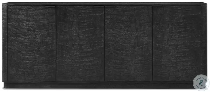 Kesden Silent Black 4 Door Sideboard