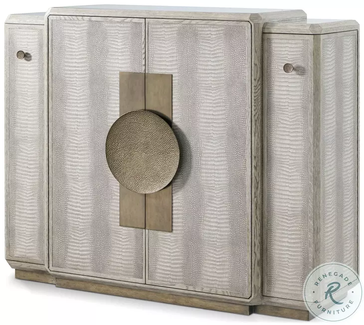 Spencer ST. James Argento 2 Door Bar Cabinet