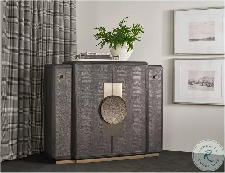 Spencer ST. James Onyx 2 Door Bar Cabinet