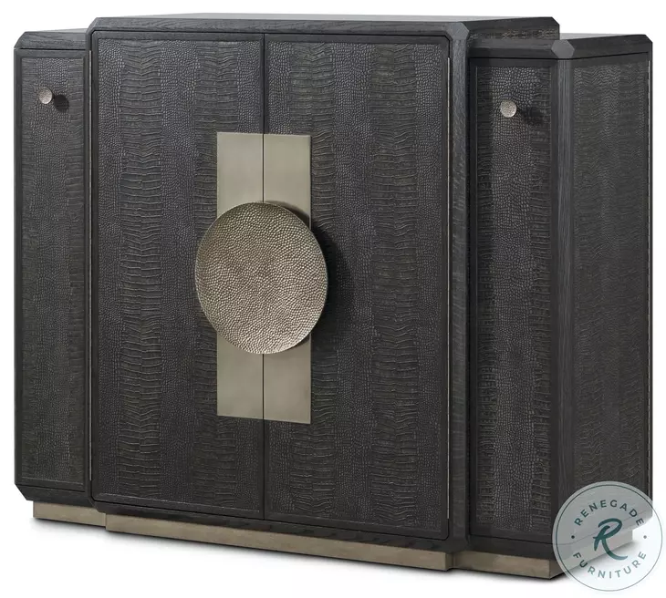 Spencer ST. James Onyx 2 Door Bar Cabinet